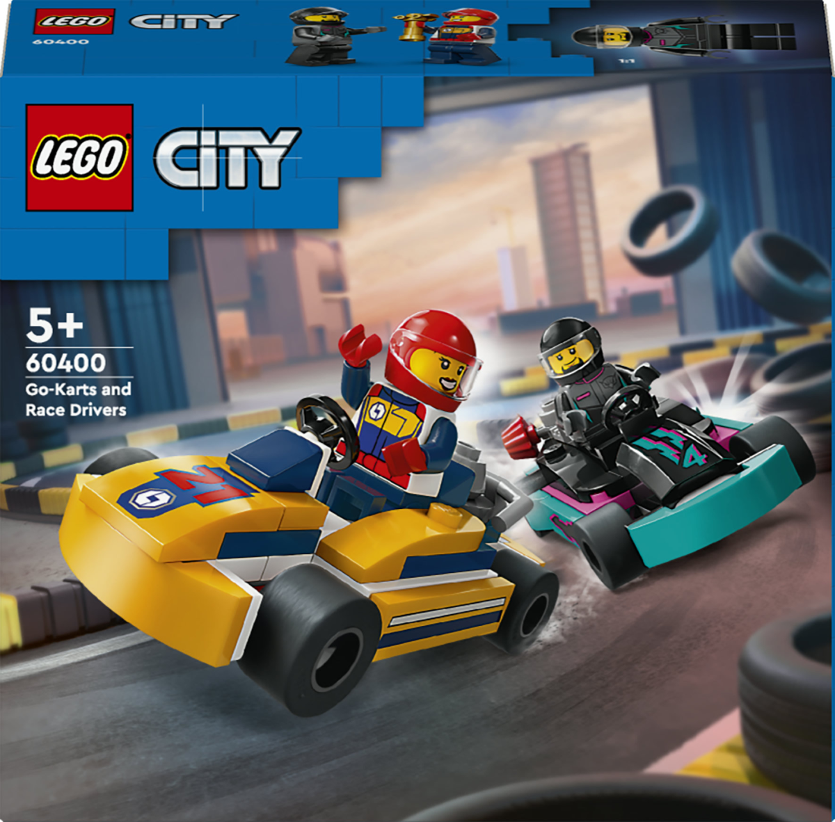 LEGO City Go-Karts mit Rennfahrern
