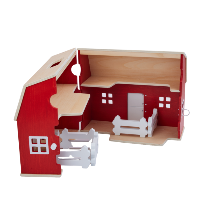 Schleich Großer Bauernhof aus Holz, Bild 3