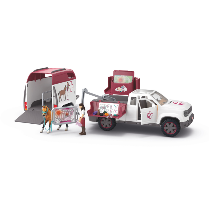 Schleich Mobile Tierärztin mit Anhänger