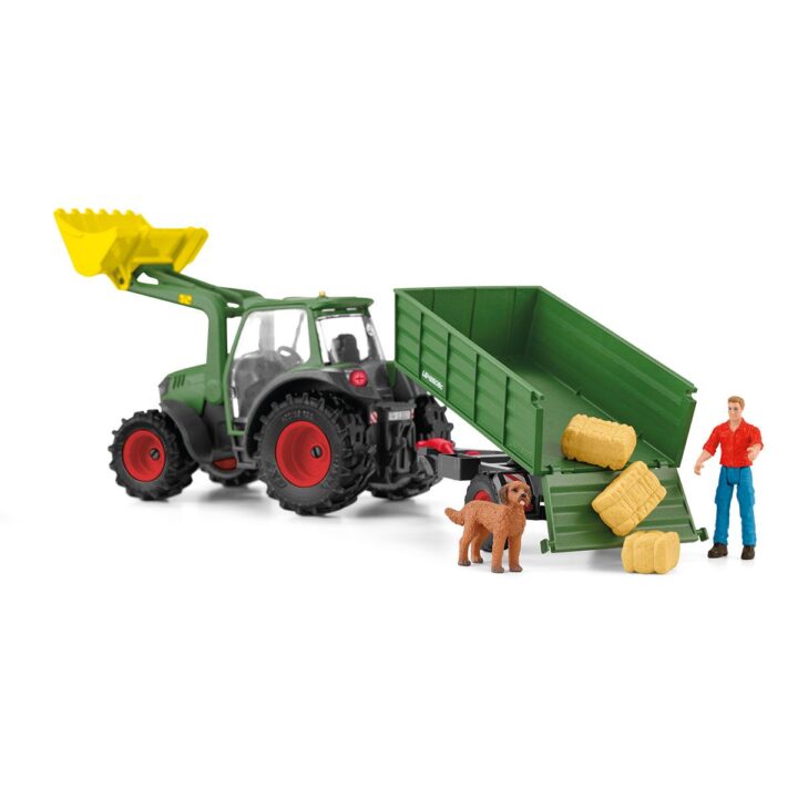 Schleich Traktor mit Anhänger, Bild 3